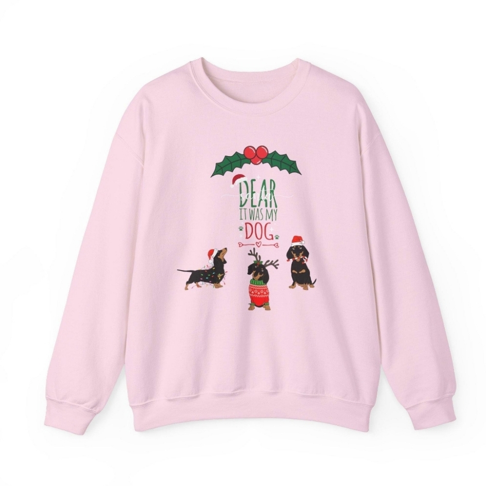 DACHSHUND CHRISTMAS Sweatshirt, Dog Mom Holiday, Animal Lovers Gift, Christmas